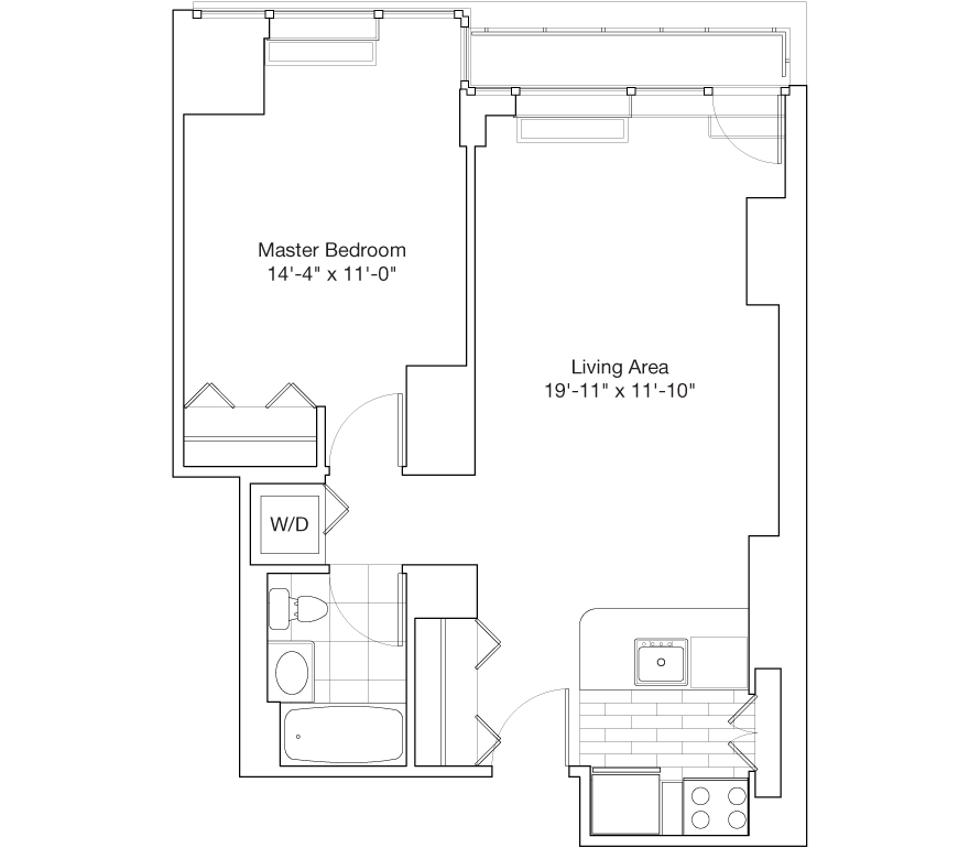 Residence C, Floors 14