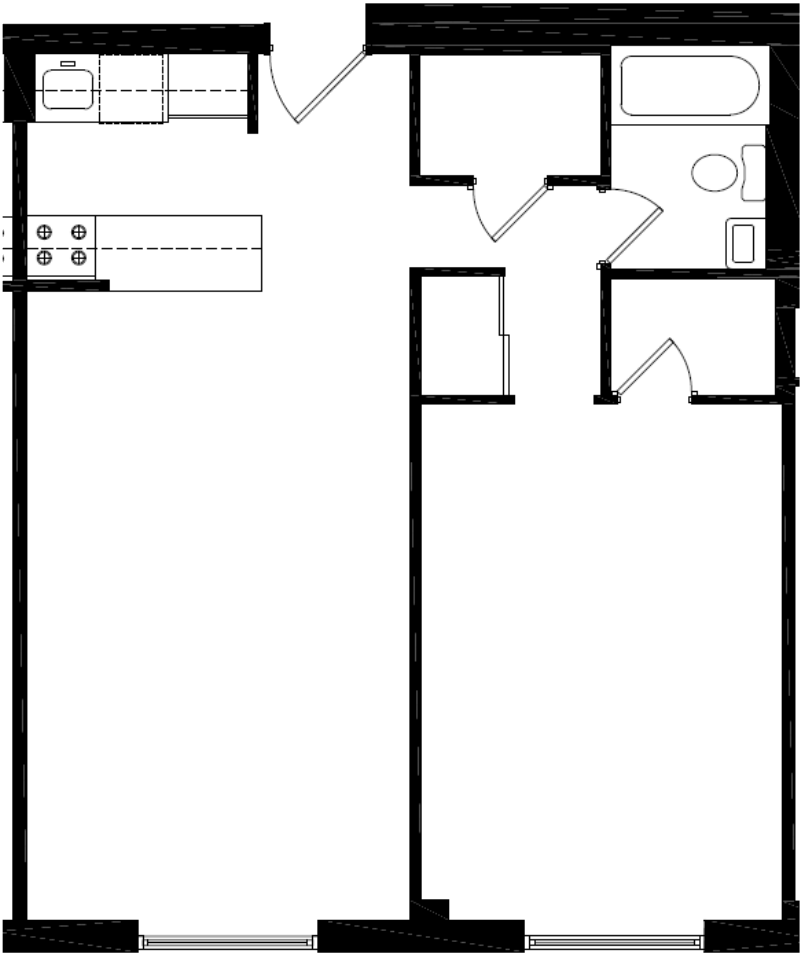 Residence K, Line Floors 2-6