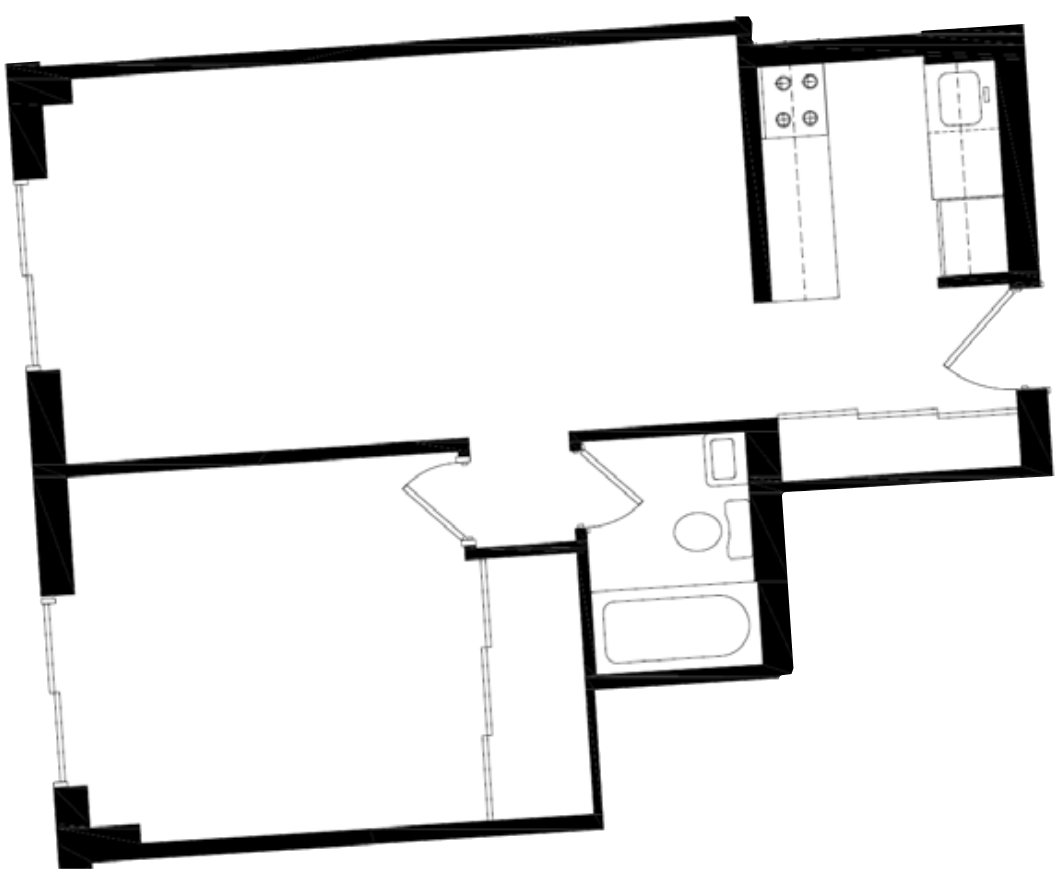 Residence N, Line Floors 2-6
