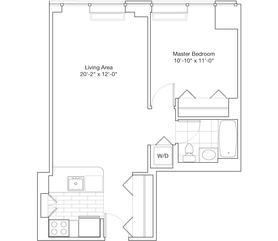 Residence A, Floors 39-47