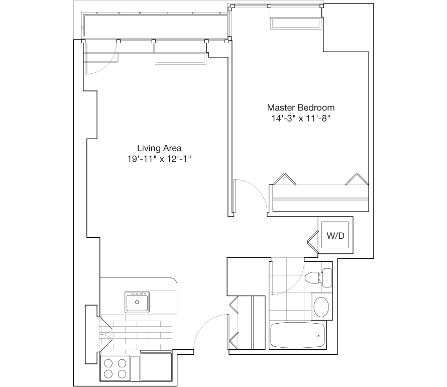 Residence B, Floor 14