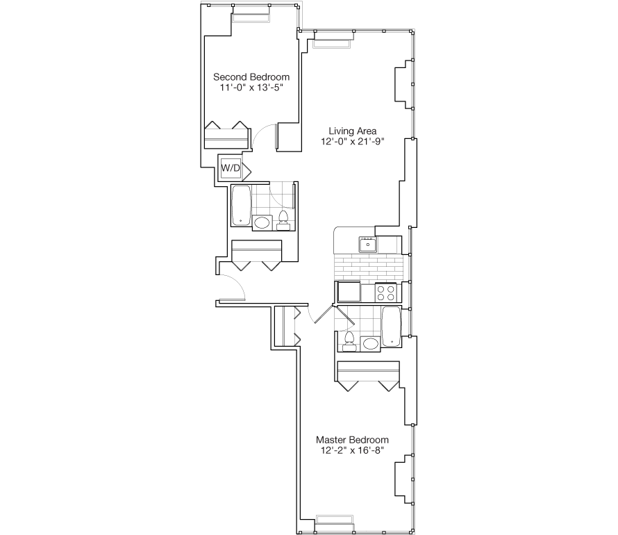 Residence B, Floors 48-59