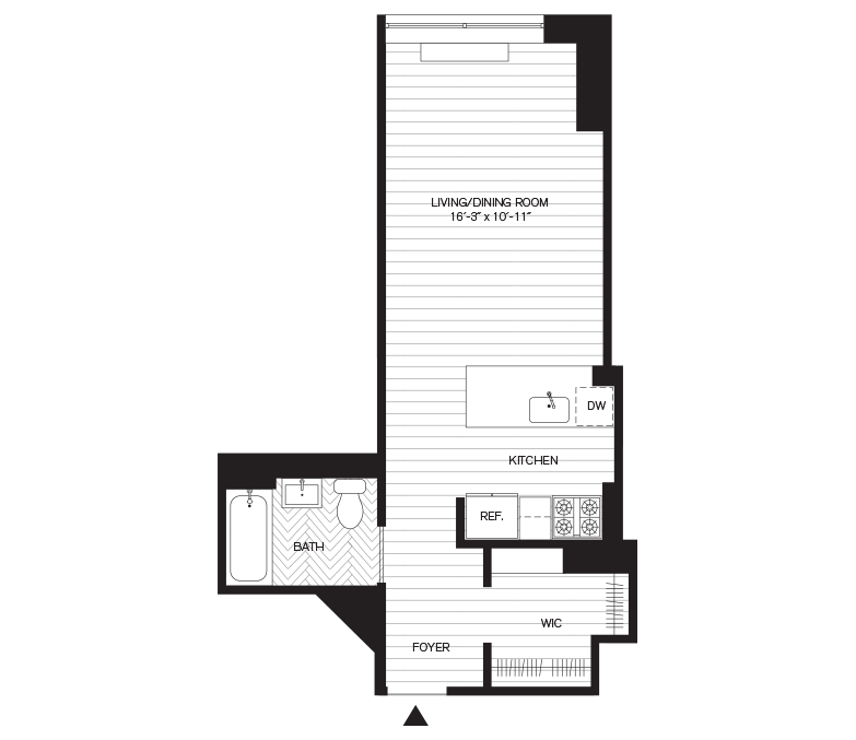 Residence B, Floors 5-6