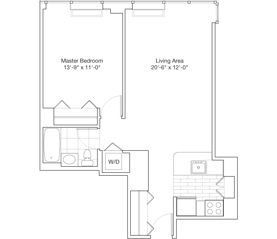 Residence C, Floors 48-59