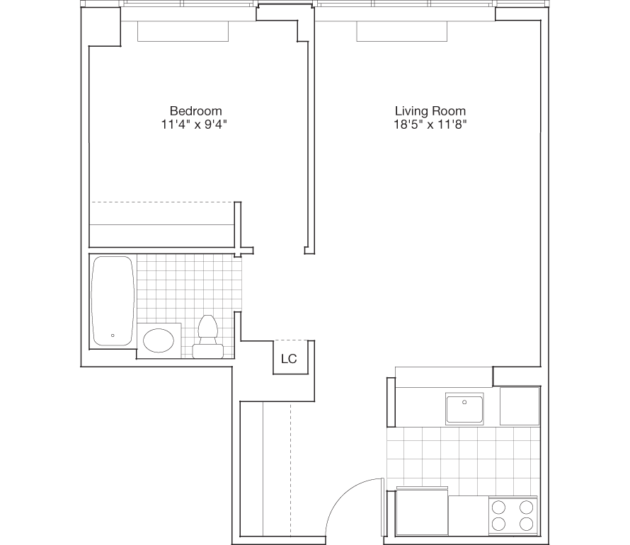Residence C, Floors 8-PH