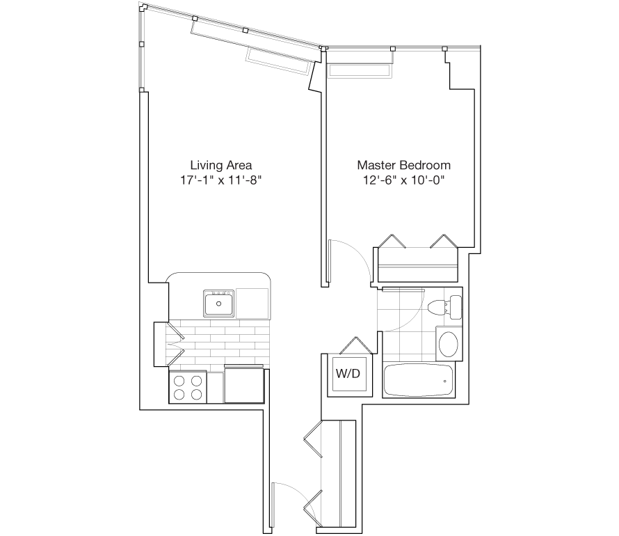 Residence E, Floors 39-47