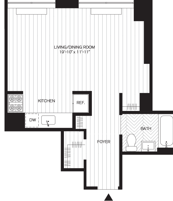 Residence E, Floors 4-6