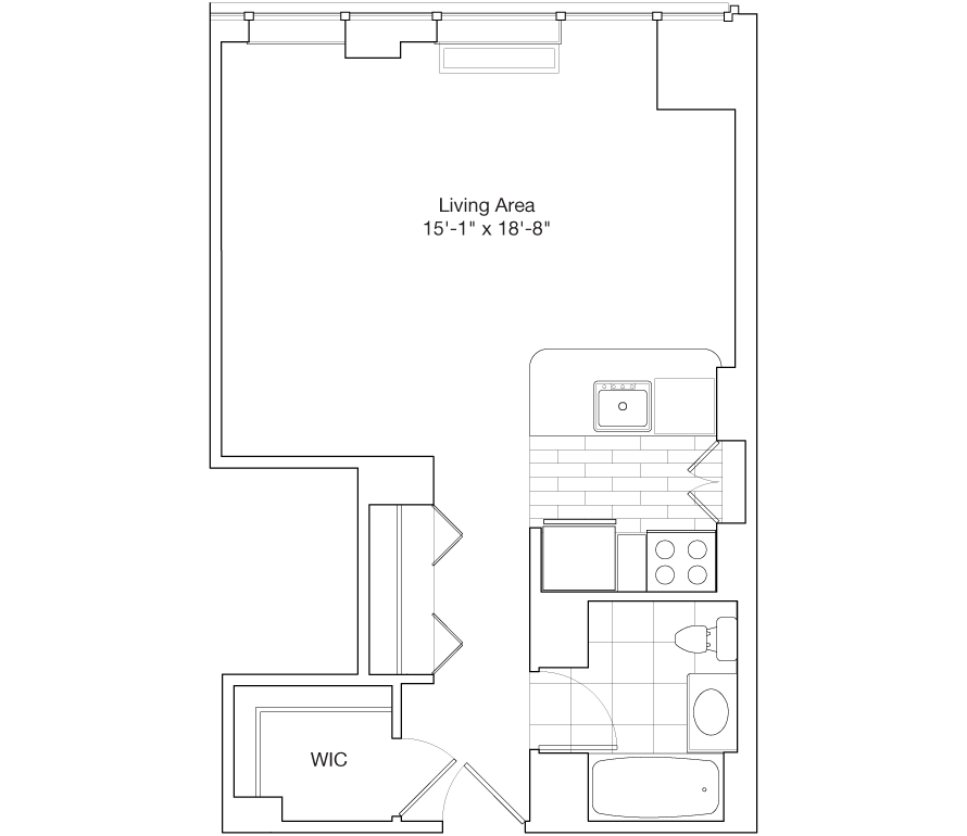 Residence F, Floors 39-47