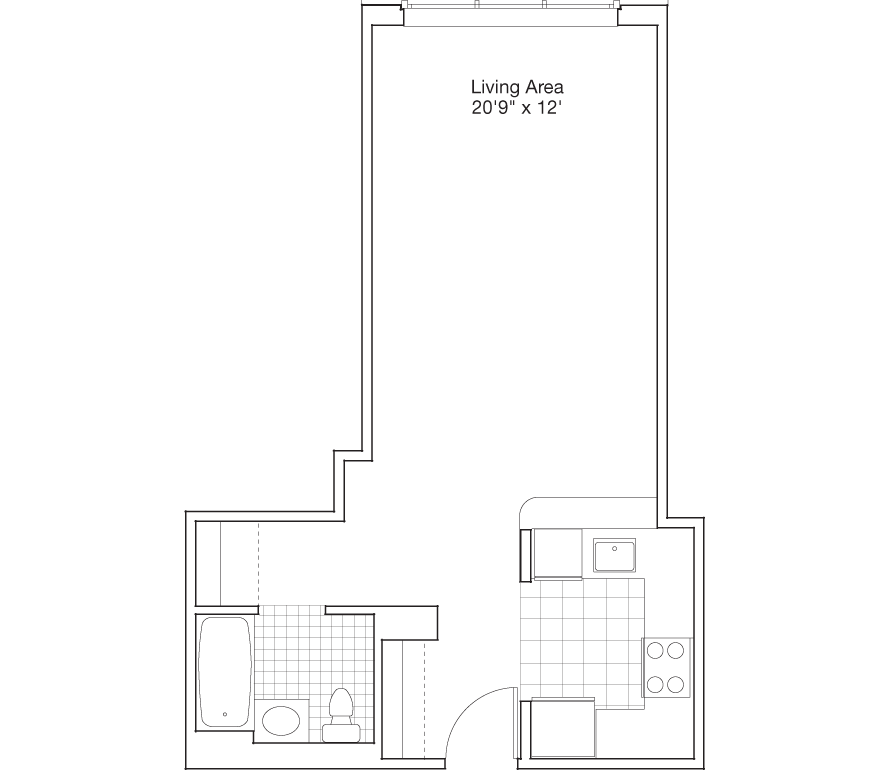 Residence G, Floors 3-7