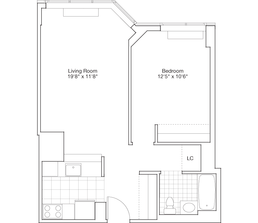 Residence G, Floors 9-45