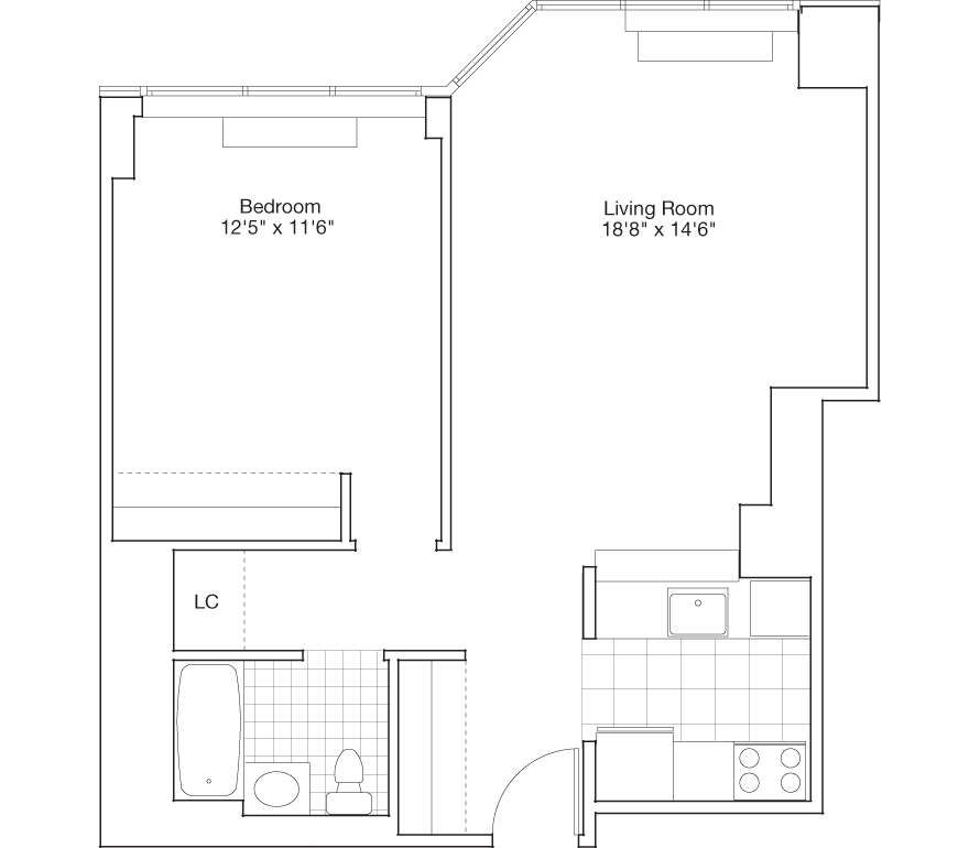 Residence H, Floors 9-45