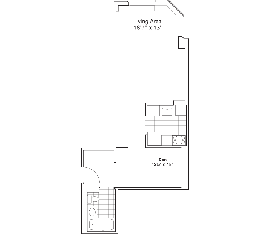 Residence I, Floors 3-7