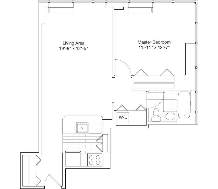 Residence J, Floors 26-47