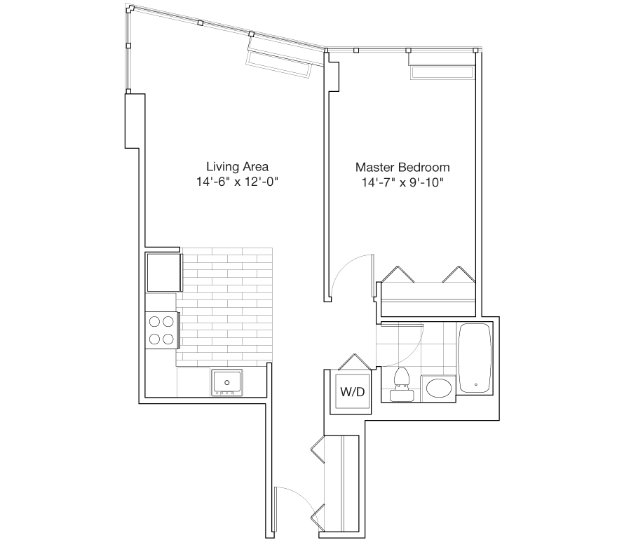 Residence K, Floors 24-25