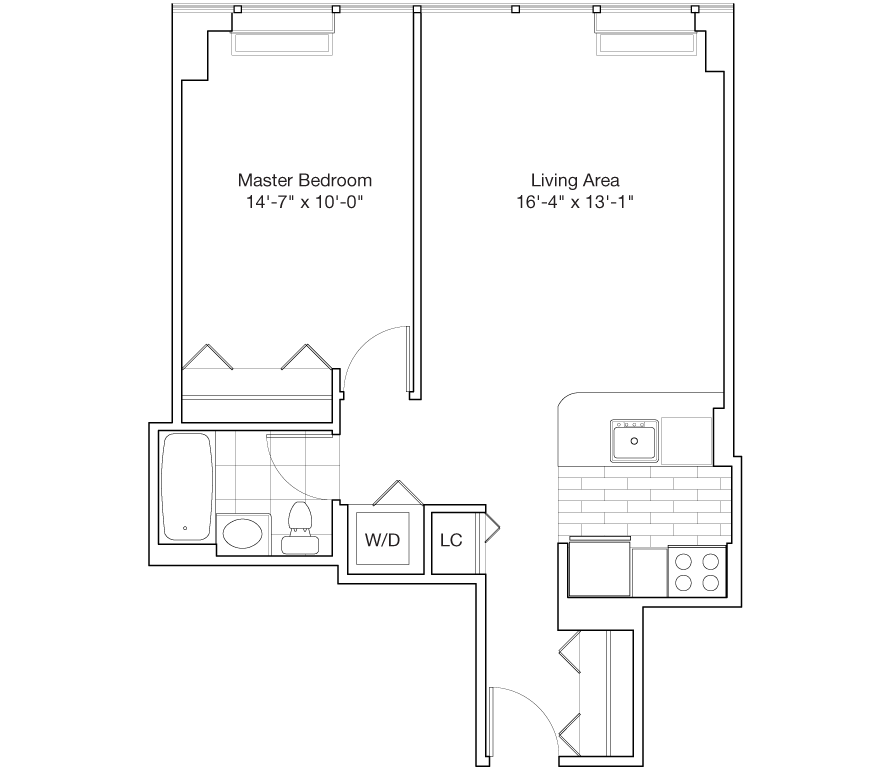 Residence K, Floors 37-47